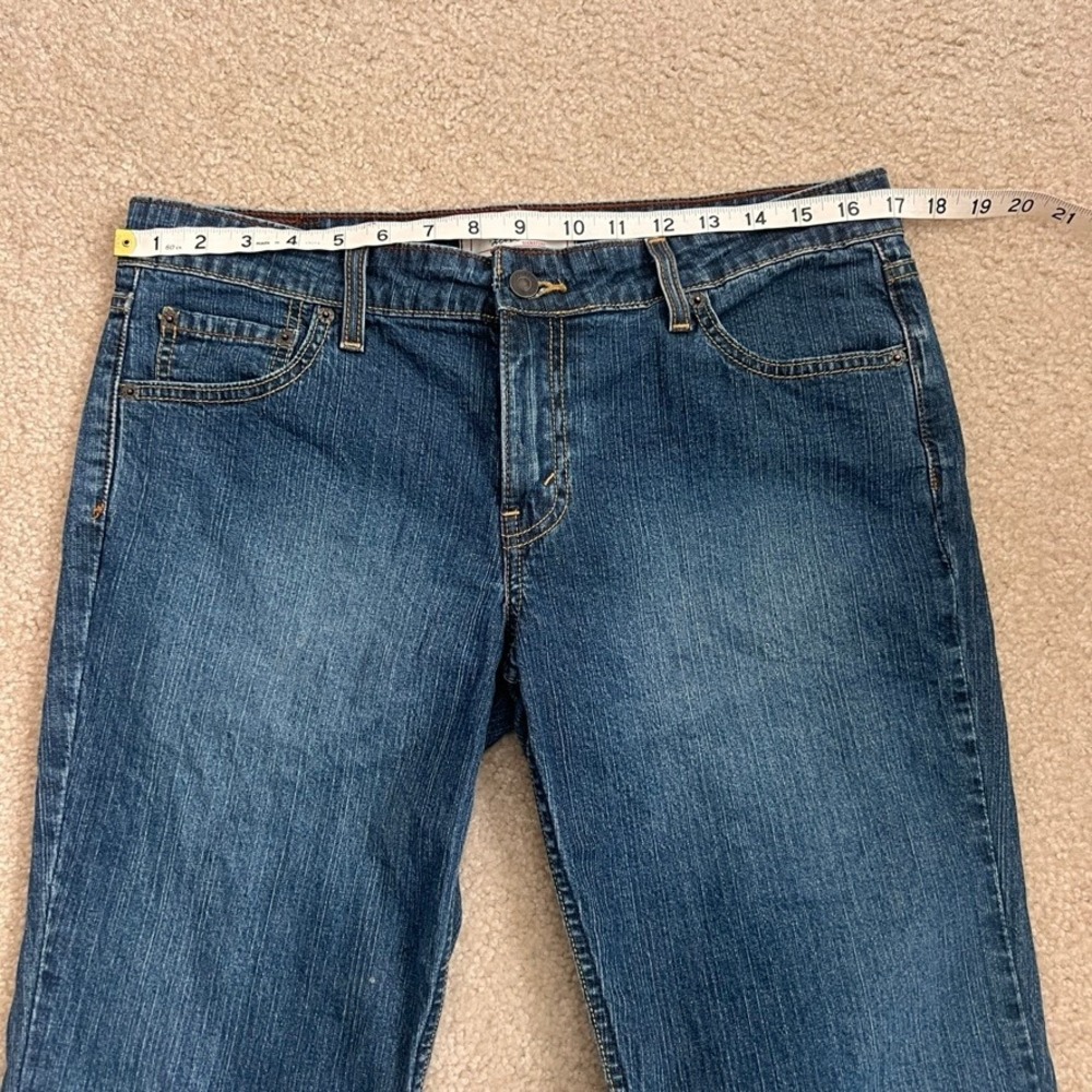 Levi‎ Strauss Signature Stretch Low Rise Bootcut Jeans Juniors Size 11 Long - Picture 9 of 10
